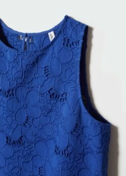 Blouse Broderies Ajourées -Promos Mango Boutique 57040314 52 D8