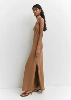 Robe Modal Emmanchures Américaines -Promos Mango Boutique 57040315 17 D2