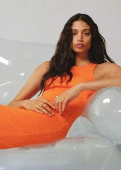 Robe Texturée Ouverture 22 Robe Texturée Ouverture -Promos Mango Boutique 57040317 20 D6