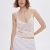 Top Crochet Sequins -Promos Mango Boutique 57040340 90