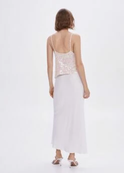 Top Crochet Sequins -Promos Mango Boutique 57040340 90 R