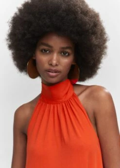 Robe Emmanchures Américaines Dos Nu 36 Robe Emmanchures Américaines Dos Nu -Promos Mango Boutique 57040363 20 D1