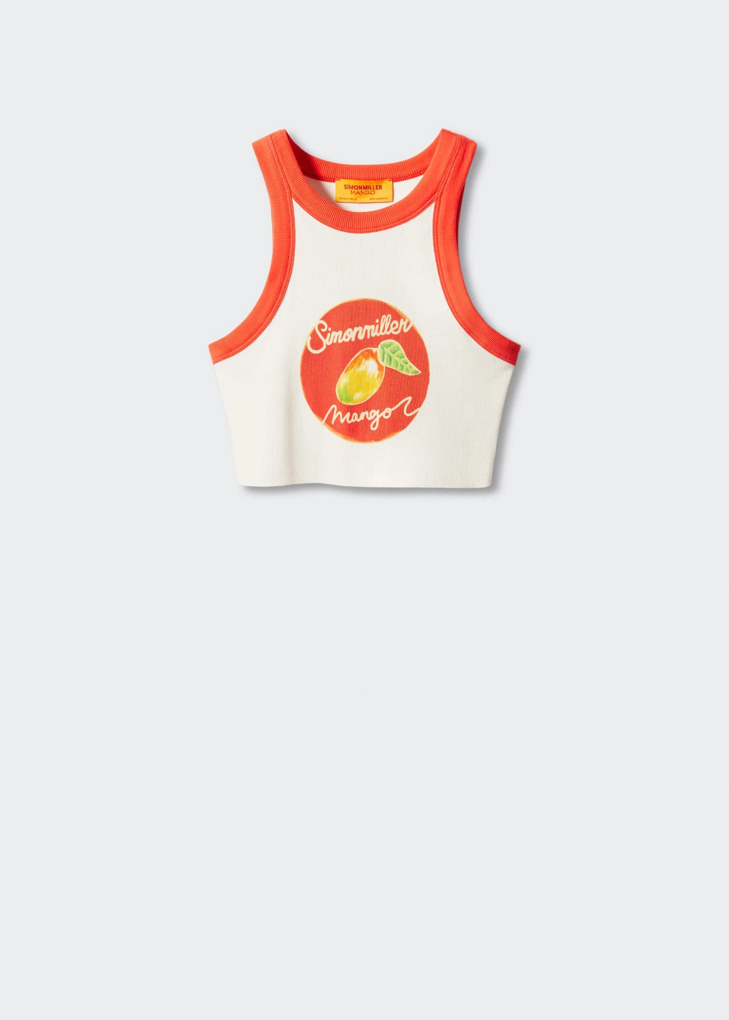 Crop Top Imprimé Emmanchures Américaines 8 Crop Top Imprimé Emmanchures Américaines – Image 6