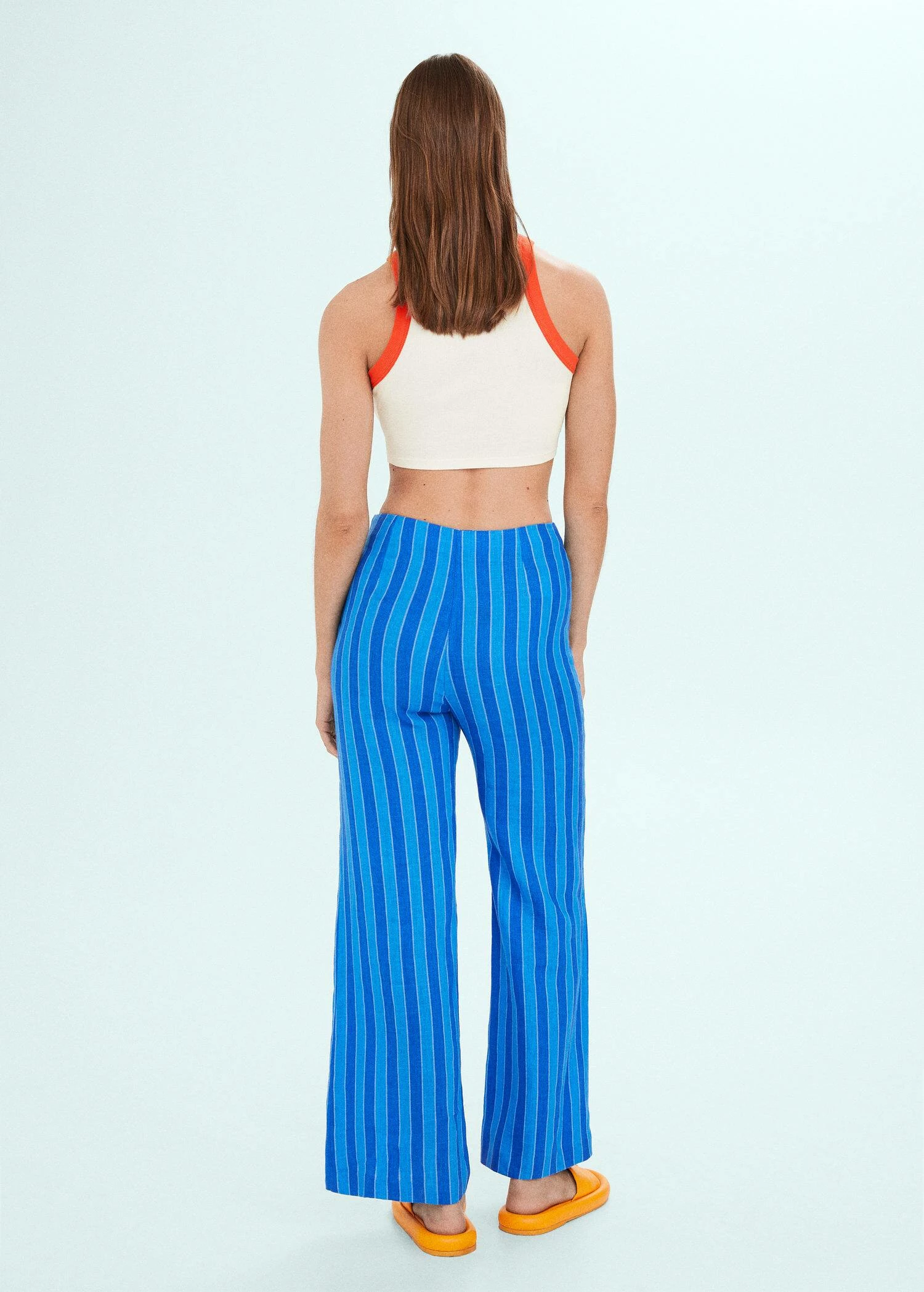 Crop Top Imprimé Emmanchures Américaines 5 Crop Top Imprimé Emmanchures Américaines – Image 3