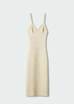 Robe Maille Détail Sequins -Promos Mango Boutique 57040453 05 B