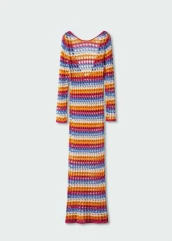 Robe Crochet Multicolore -Promos Mango Boutique 57040457 21 B