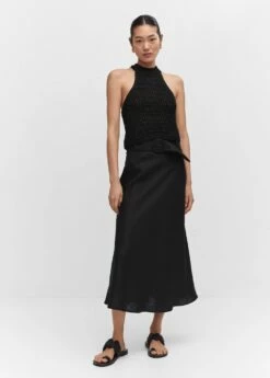 Top Emmanchures Américaines Lurex -Promos Mango Boutique 57040459 99 99999999 01