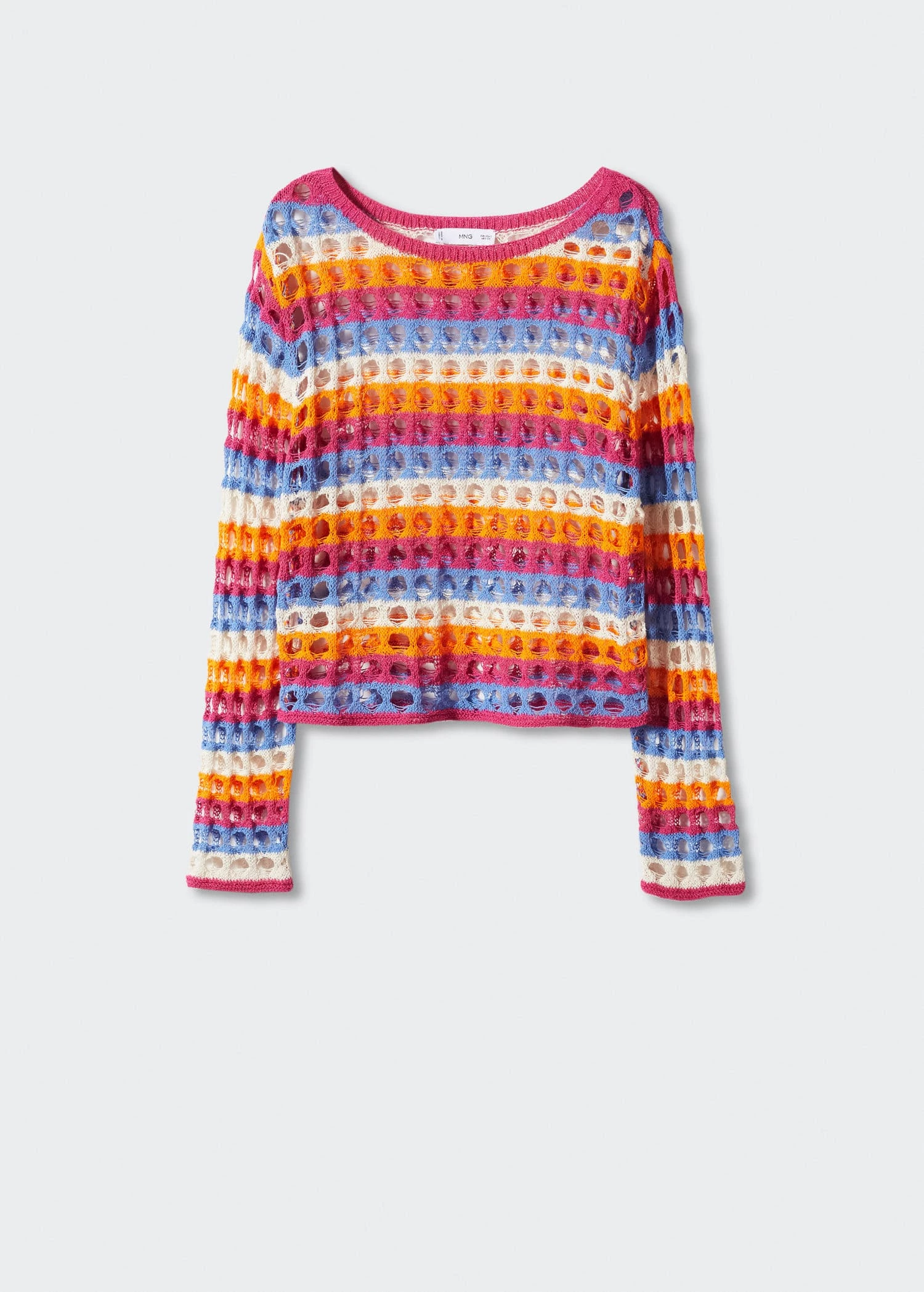Pull-over Crochet Multicolore 9 Pull-over Crochet Multicolore – Image 7