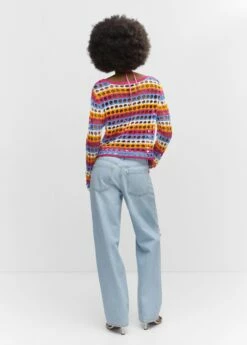 Pull-over Crochet Multicolore 11 Pull-over Crochet Multicolore -Promos Mango Boutique 57040461 21 R