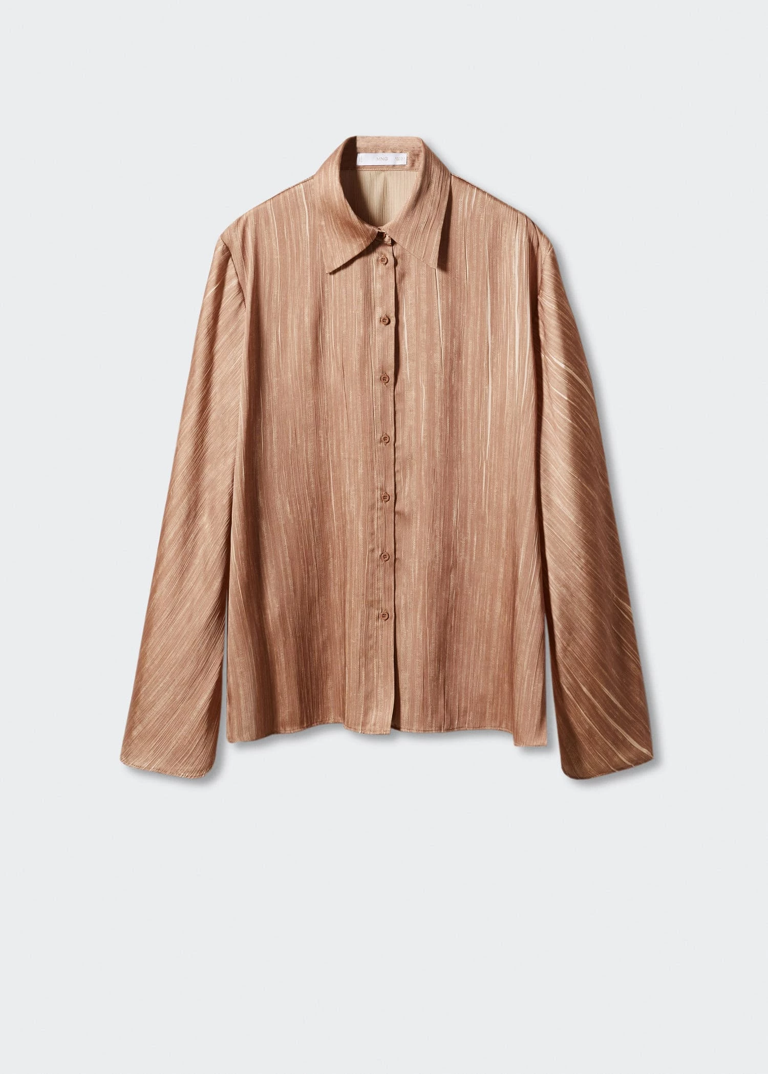 Chemise Plissée Satinée 8 Chemise Plissée Satinée – Image 6