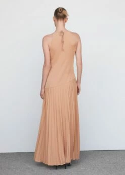 Robe à Empiècement Plissé -Promos Mango Boutique 57040750 33 R