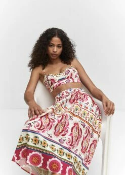 Top Lin Imprimé 14 Top Lin Imprimé -Promos Mango Boutique 57041115 85 D2