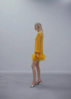 Robe Semi-transparente Plumes 14 Robe Semi-transparente Plumes -Promos Mango Boutique 57041175 12 D2