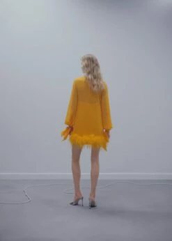 Robe Semi-transparente Plumes 12 Robe Semi-transparente Plumes -Promos Mango Boutique 57041175 12 R