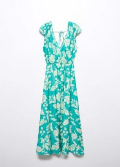 Robe Cache-cœur à Fleurs -Promos Mango Boutique 57042884 46 B