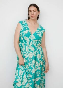 Robe Cache-cœur à Fleurs -Promos Mango Boutique 57042884 46 D5
