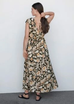 Robe Cache-cœur à Fleurs -Promos Mango Boutique 57042884 99 R