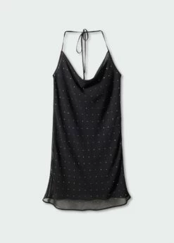 Robe Col Bénitier Strass -Promos Mango Boutique 57042889 99 B