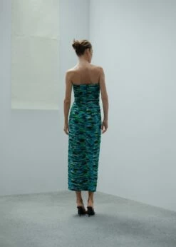 Robe Froncée Encolure Cœur 13 Robe Froncée Encolure Cœur -Promos Mango Boutique 57043276 46 R