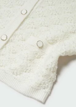 Cardigan Texturé Boutons -Promos Mango Boutique 57043800 05 D8