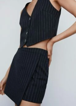 Minijupe Portefeuille Maille -Promos Mango Boutique 57043806 69 D1