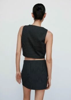 Minijupe Portefeuille Maille -Promos Mango Boutique 57043806 69 R