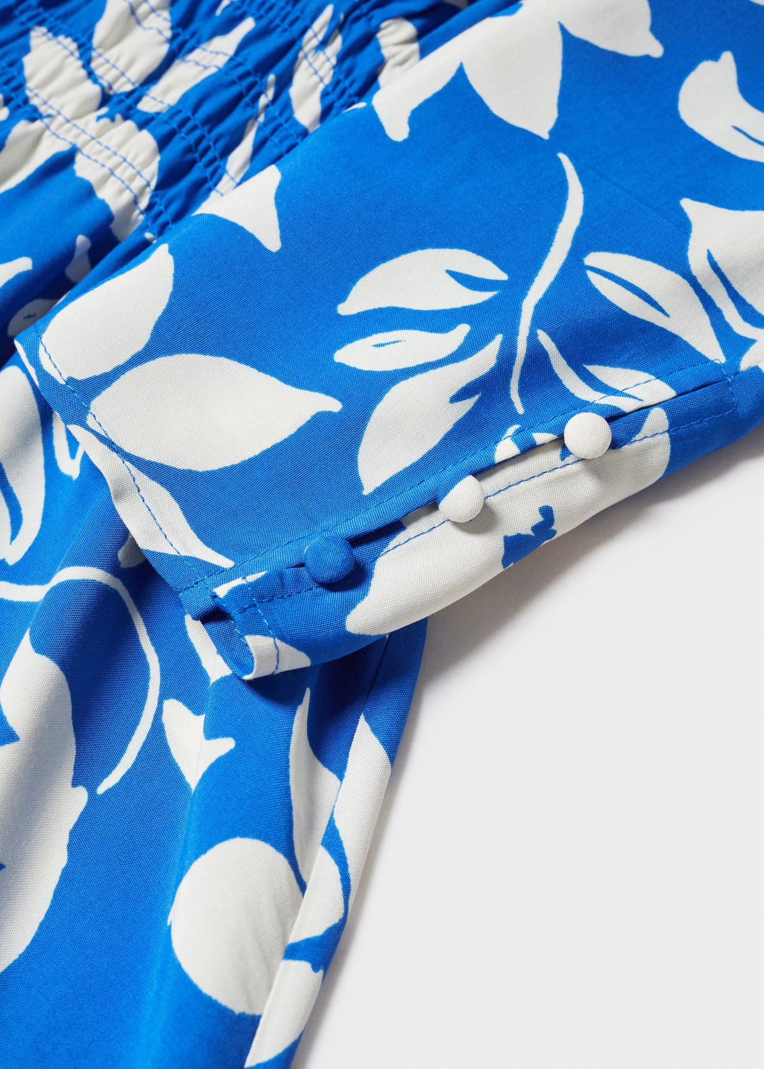 Robe Imprimée Détail Froncé 7 Robe Imprimée Détail Froncé – Image 5