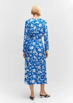 Robe Imprimée Détail Froncé 16 Robe Imprimée Détail Froncé -Promos Mango Boutique 57043808 52 R