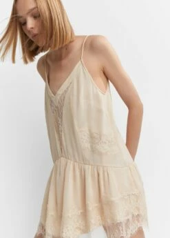 Robe Lingerie En Dentelle -Promos Mango Boutique 57043811 05 D6