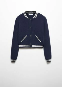 Cardigan Rayures Contrastantes -Promos Mango Boutique 57043816 56 B