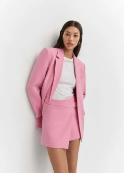 Minijupe Portefeuille -Promos Mango Boutique 57044405 88 D2