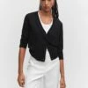 Cardigan Maille Fine -Promos Mango Boutique 57044407 99