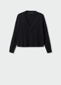 Cardigan Maille Fine -Promos Mango Boutique 57044407 99 B