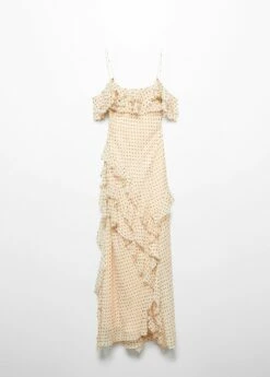 Robe à Pois à Volants -Promos Mango Boutique 57044432 02 B