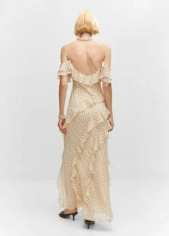 Robe à Pois à Volants -Promos Mango Boutique 57044432 02 R