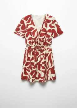Robe Imprimée Ouvertures -Promos Mango Boutique 57045789 76 B