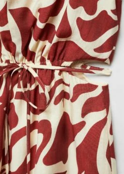 Robe Imprimée Ouvertures -Promos Mango Boutique 57045789 76 D8