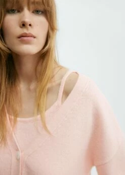 Cardigan Cachemire Boutons -Promos Mango Boutique 57045800 81 D1