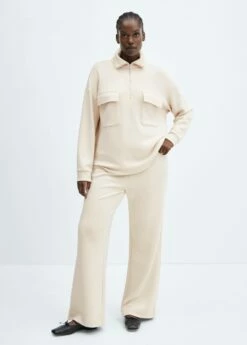 Sweat-shirt Poches Plaquées -Promos Mango Boutique 57045964 08 D3