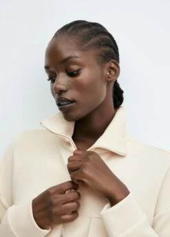 Sweat-shirt Poches Plaquées -Promos Mango Boutique 57045964 08 D4