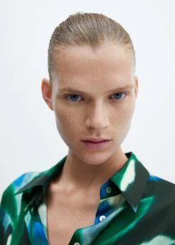 Chemise Imprimée Fluide -Promos Mango Boutique 57046030 43 D1