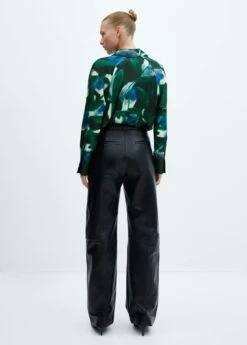 Chemise Imprimée Fluide -Promos Mango Boutique 57046030 43 R