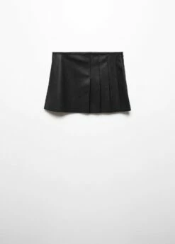 Minijupe Plissée Similicuir 15 Minijupe Plissée Similicuir -Promos Mango Boutique 57046713 99 B
