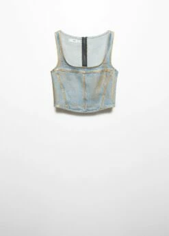 Top En Jean Foil -Promos Mango Boutique 57047127 OR B