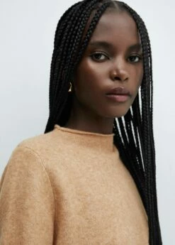 Robe Maille Col Montant -Promos Mango Boutique 57047726 09 D1