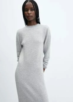 Robe Maille Col Montant -Promos Mango Boutique 57047726 91