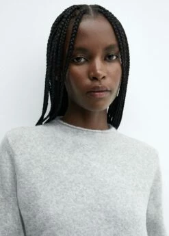 Robe Maille Col Montant -Promos Mango Boutique 57047726 91 D1