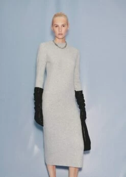 Robe Maille Col Montant -Promos Mango Boutique 57047726 91 D6