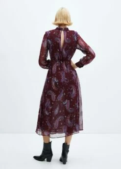 Robe Fluide En Imprimé Cachemire -Promos Mango Boutique 57047729 76 R