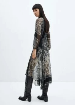 Robe Base Asymétrique -Promos Mango Boutique 57047756 99 R